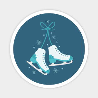 Ice Skates Magnet